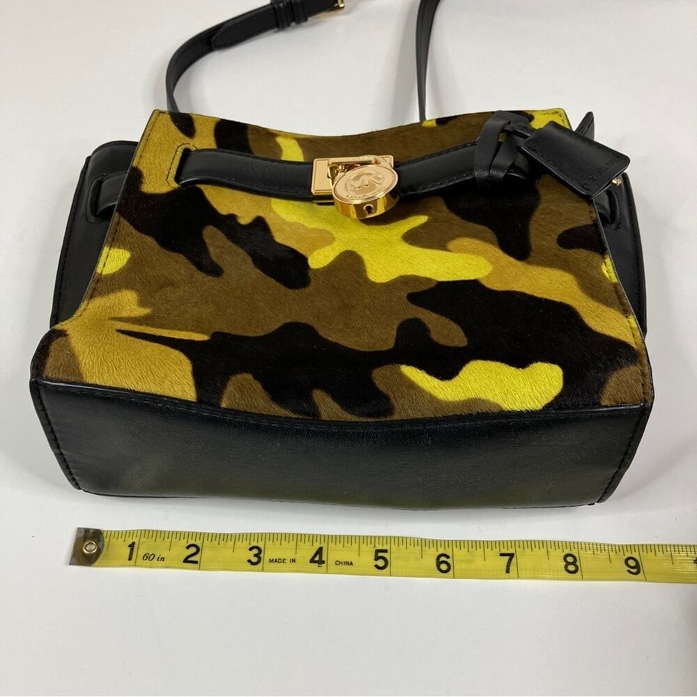 Michael Kors | Hamilton Bag Camouflage Calf Hair Purse - Picture 3 of 10
